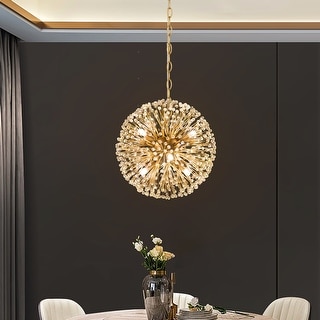 ライト・ランタン goldenberry Kenira Mid-Century Modern Glam 6-Light Globe Starburst