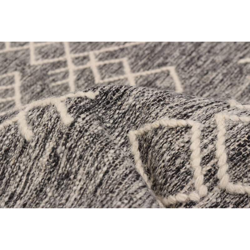 Marrakech Grey Kilim 5'1" x 8'0" - 5'1 x 8'0