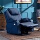 preview thumbnail 32 of 53, MCombo Electric Power Lift Recliner Chair Sofa with Massage and Heat for Elderly, 3 Positions, USB Ports, Faux Leather 7040