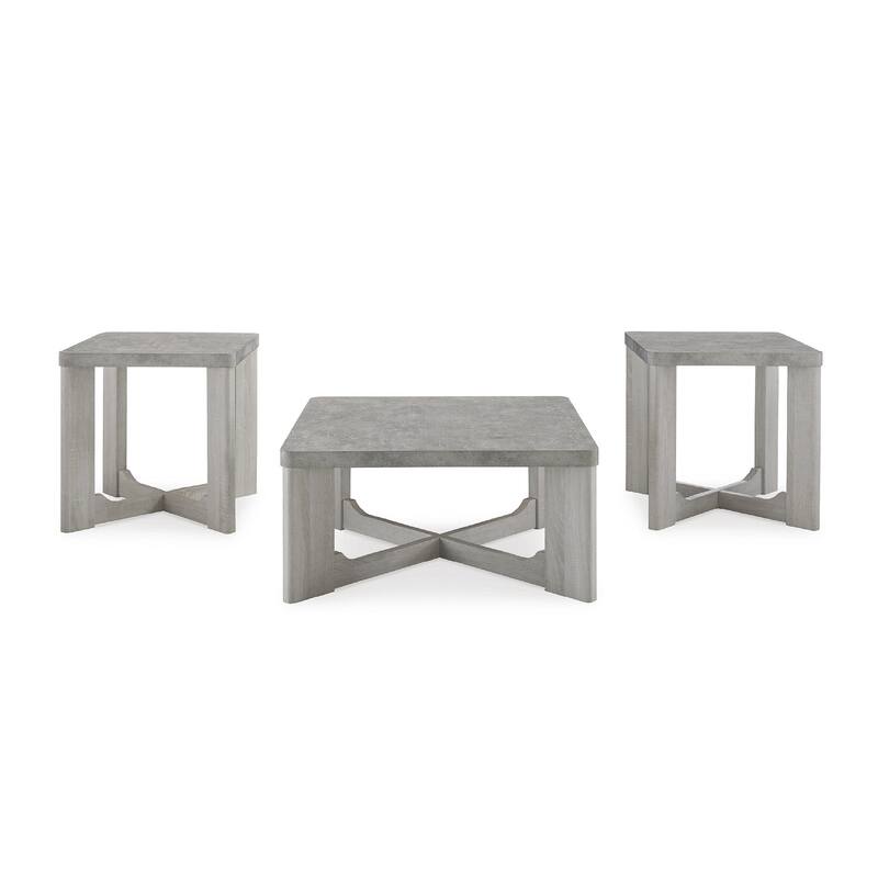 Signature Design by Ashley Garnilly Table (Set of 3) - 35"W x 35"D x 17"H