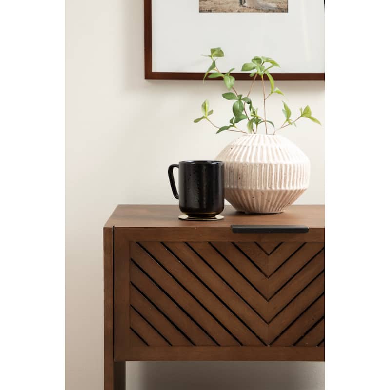 Kate and Laurel Mezzeta Wood Side Table