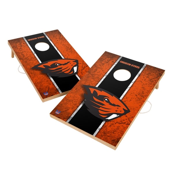 slide 2 of 5, Vintage Oregon State Beavers Regulation 2x4 Cornhole Set Include Carry Case