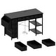 preview thumbnail 5 of 6, Computer Desk With Power Outlet Office desk