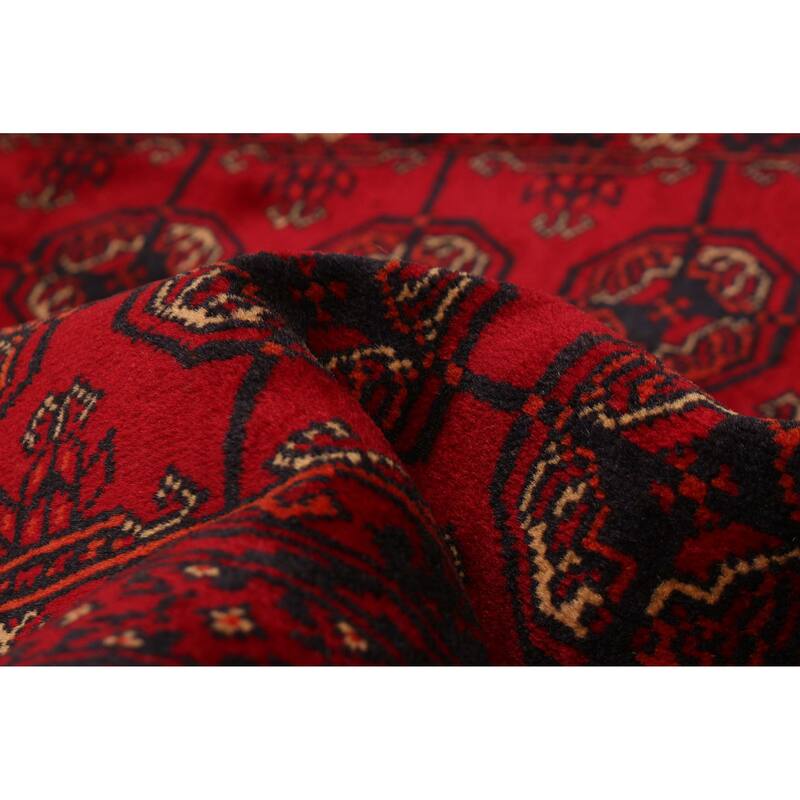 Teimani Red Rug 3'11" x 6'3" - 3'11 x 6'3