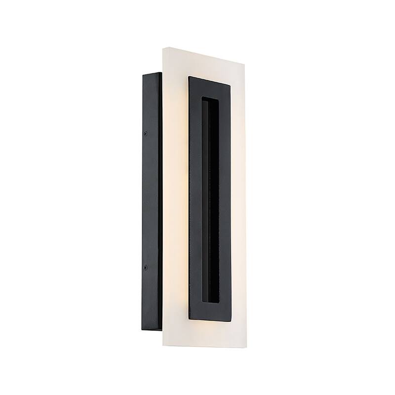 Shadow 17in LED Indoor or Outdoor Wall Light 3000k in Black
