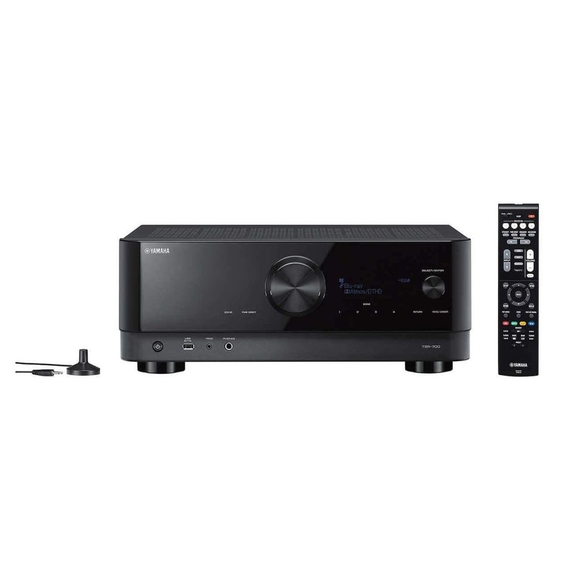 Yamaha TSR-700BL 7.1Channel 8K HDMI and MusicCast ...