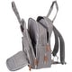 preview thumbnail 4 of 11, Backpack Diaper Bag - Gray