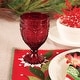 preview thumbnail 3 of 3, Fitz and Floyd Set of 4 Trestle Goblets, Red