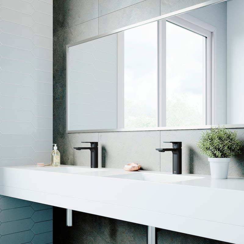VIGO Davidson 6" H Single Handle Single Hole Bathroom Faucet