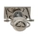 preview thumbnail 33 of 33, Sagebrook Home 11"H Silver Metal Sandtimer - 7" x 3" x 11"