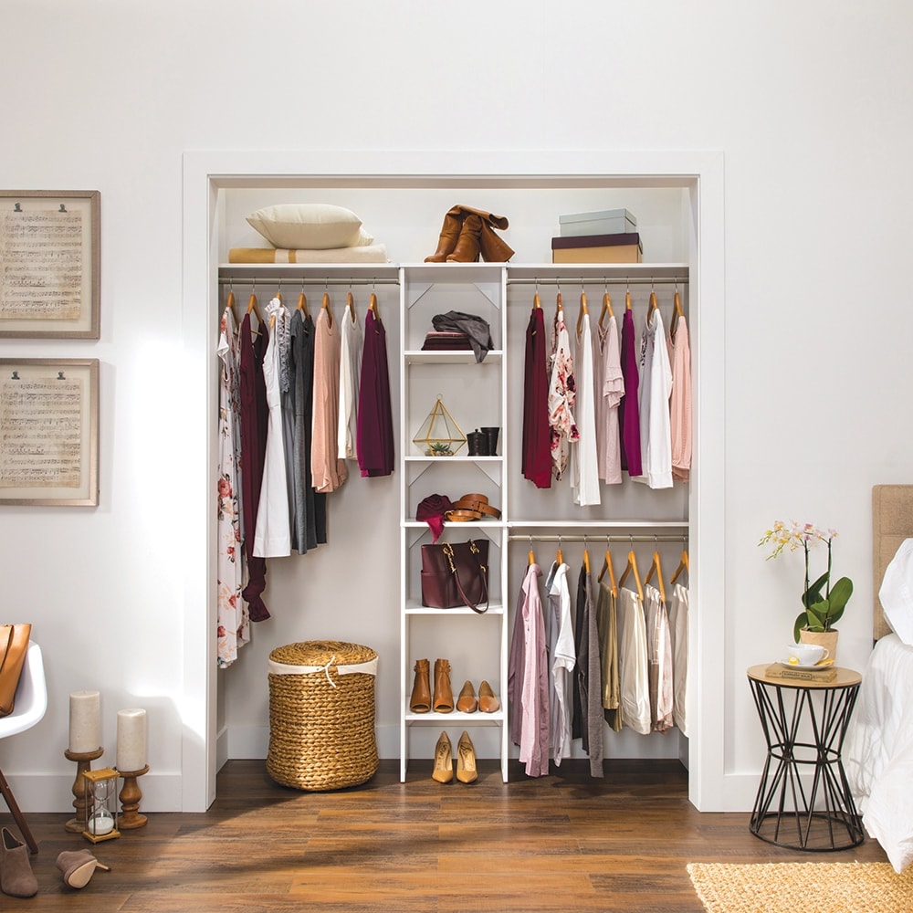 ClosetMaid SuiteSymphony 16-inch Wide Tower Starter Closet Organizer