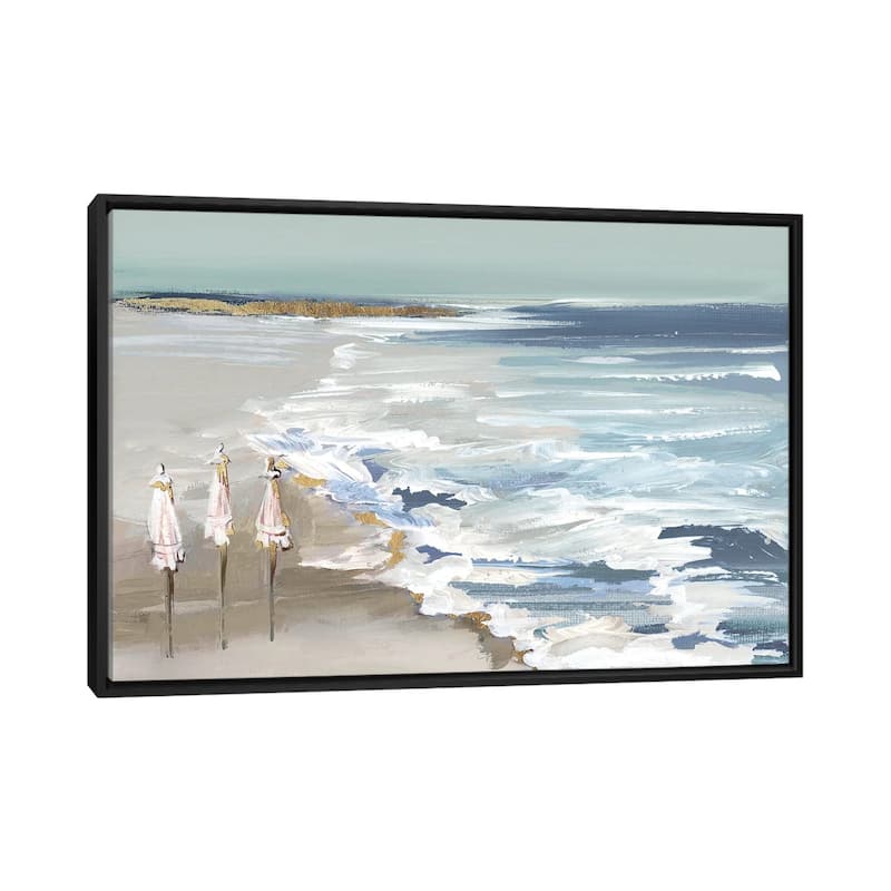 iCanvas "Summer Vacation II" by Lera Framed Canvas Print - Black - 32x48