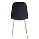 preview thumbnail 53 of 57, Modern Dining Room Kitchen Dining Chair with Black Metal Legs