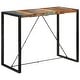 preview thumbnail 7 of 6, vidaXL Bar Table 55.1"x27.6"x43.3" Solid Wood Reclaimed - 55.1" x 27.6" x 43.3"