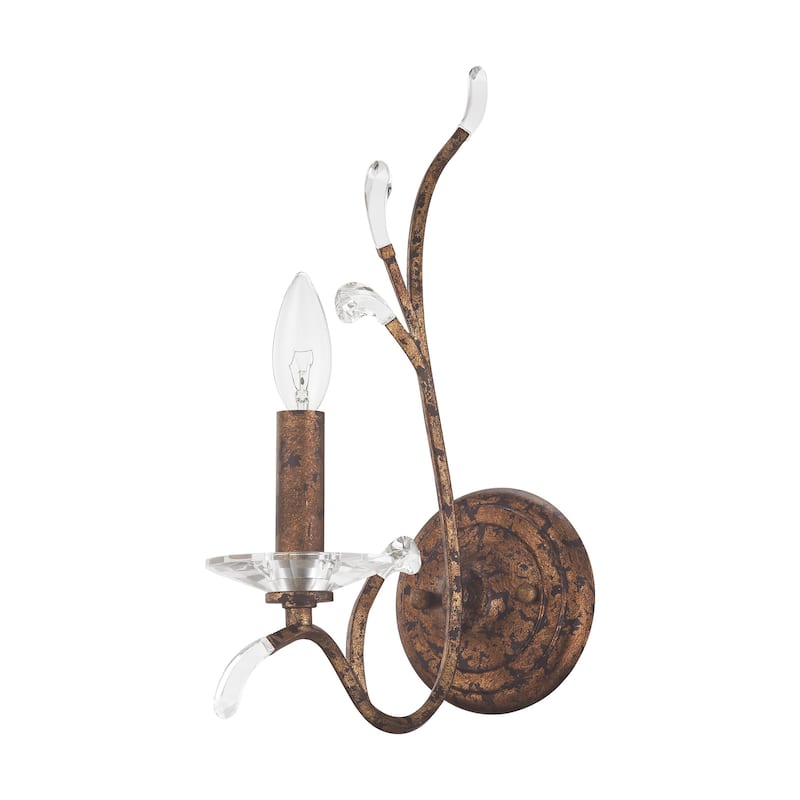 Livex Lighting Serafina 1 Light Candle-Style Sconce Wall Sconce