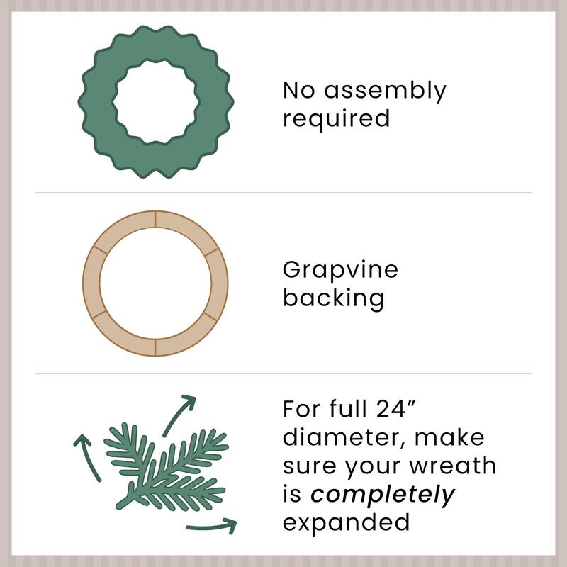 Glittered Holly and Berry Artificial Christmas Wreath - 24" - Unlit