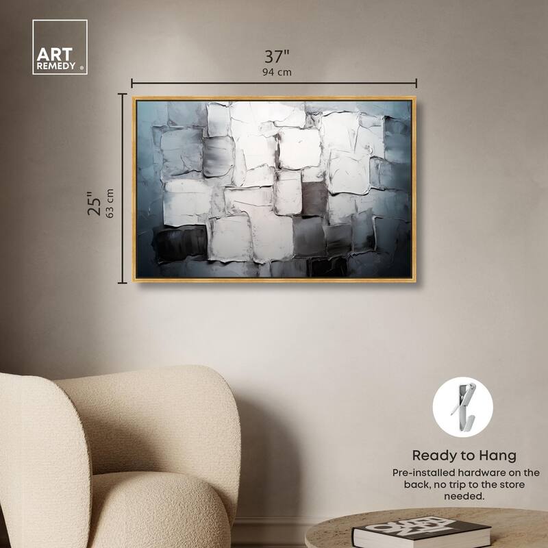 Urban Grid Canvas by Art Remedy