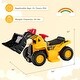 preview thumbnail 3 of 3, Costway 6V Electric Kids Ride On Bulldozer Pretend Play Truck Toy with - See Details
