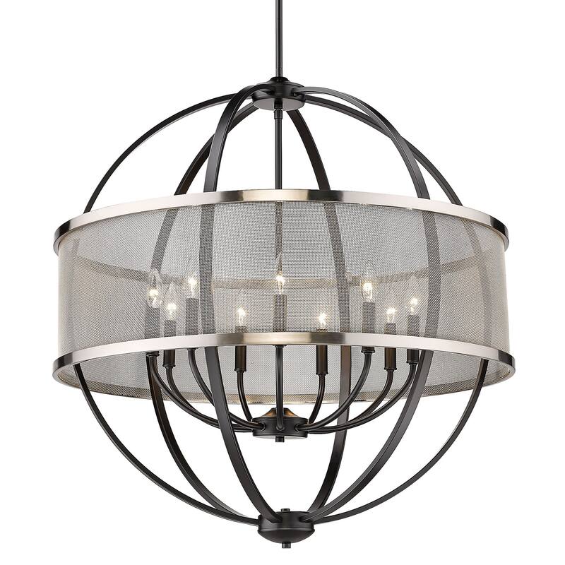 Golden Lighting Colson 9 Light 31" Wide Taper Candle Style Chandelier