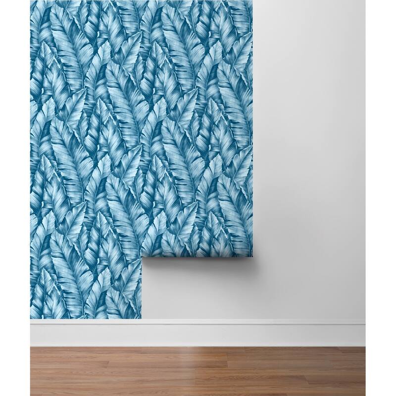 NextWall Baha Banana Leaves Peel and Stick Wallpaper