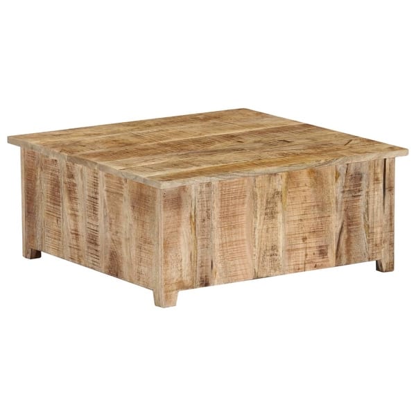 Vidaxl Coffee Table 27 5 X27 5 X11 8 Solid Mango Wood Overstock 30531638