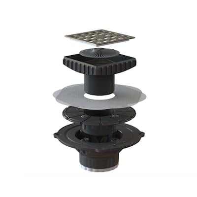 Ebbe America EBDB-PVC Ebbe BUILDER PVC Clamp Collar Drain Bundle