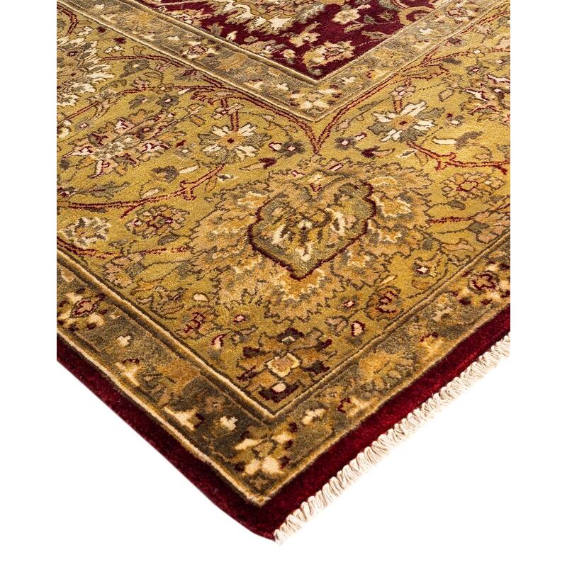 Kashan One-of-a-Kind Hand-Knotted Area Rug, Red - 9' 0" x 12' 0"