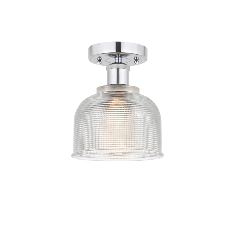 Innovations Lighting Edison Dayton - 1 Light 6" Semi-Flush Mount