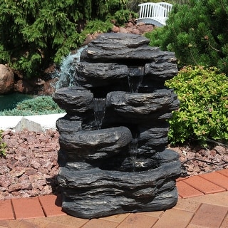 おすすめ人気ランキング2024年 Rock Falls Outdoor Waterfall Water Fountain 24 トップス