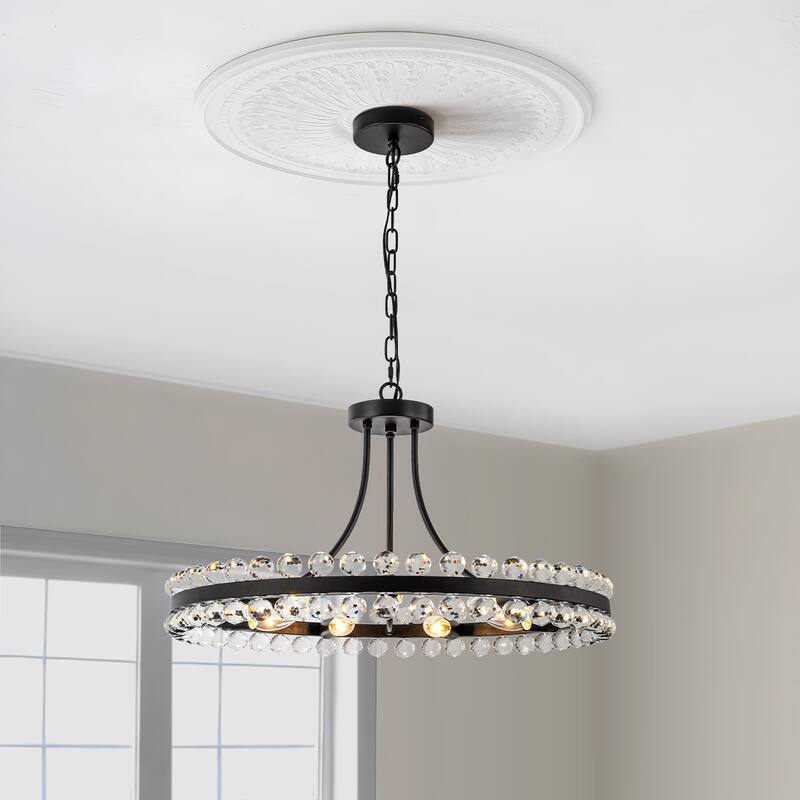 Starsky 4/9-Light Candle Style Wagon Wheel Chandelier