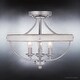 preview thumbnail 3 of 4, French country ceiling light gray bathroom light metal hallway light