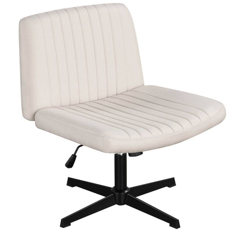 Costway Criss Cross Chair No Wheels with Soft-Padded Wide Seat - See Details