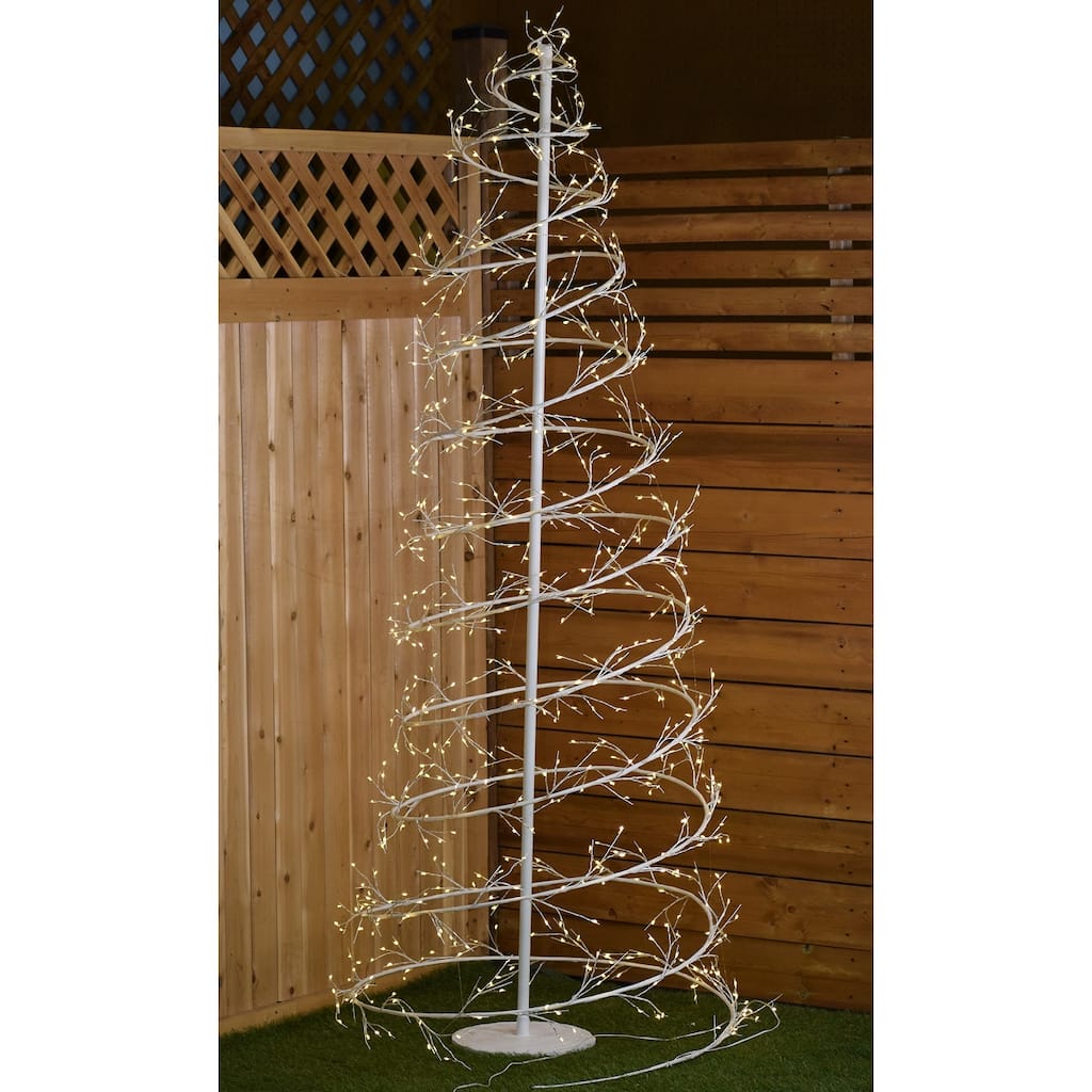 6.5 FT Revolve LED Tree White Indoor/Outdoor Use