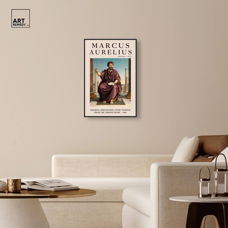 Emperor in Thought Canvas by Art Remedy