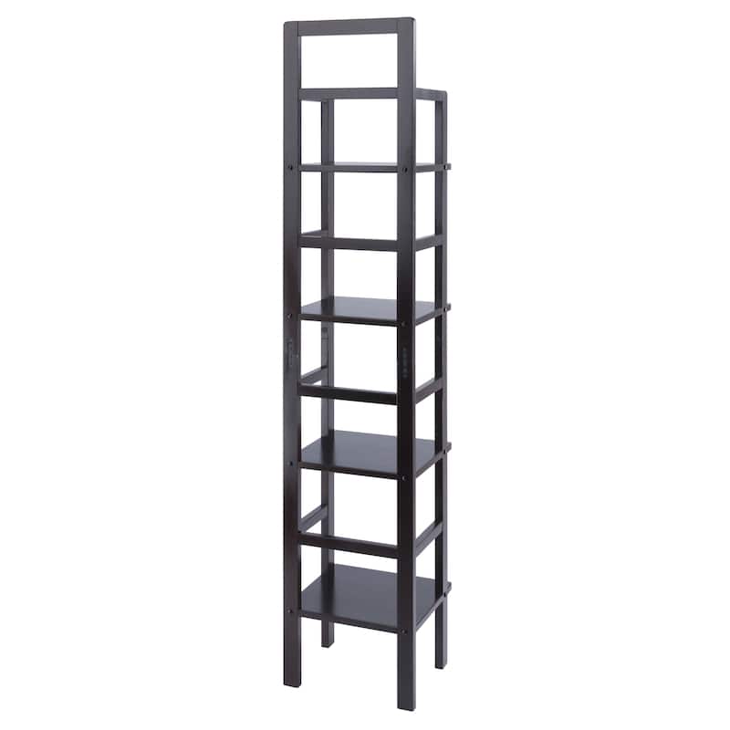 Aiden Baker's Rack, Narrow, Coffee - 14.72 x 13.86 x 70.71 inches