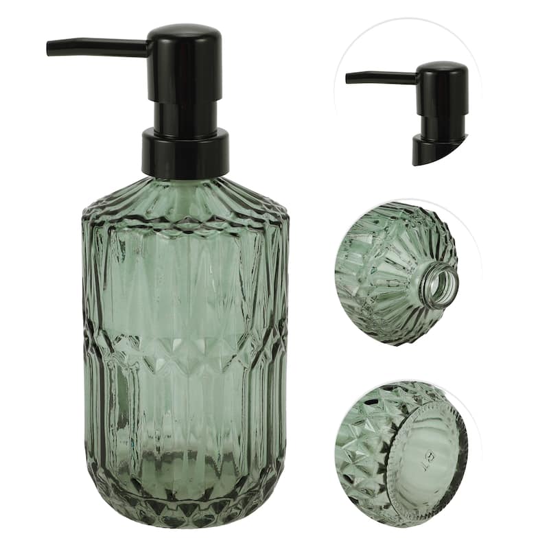 Simple Cylindrical Soap Pump Dispenser for Bathroom 450ml 1 Pcs