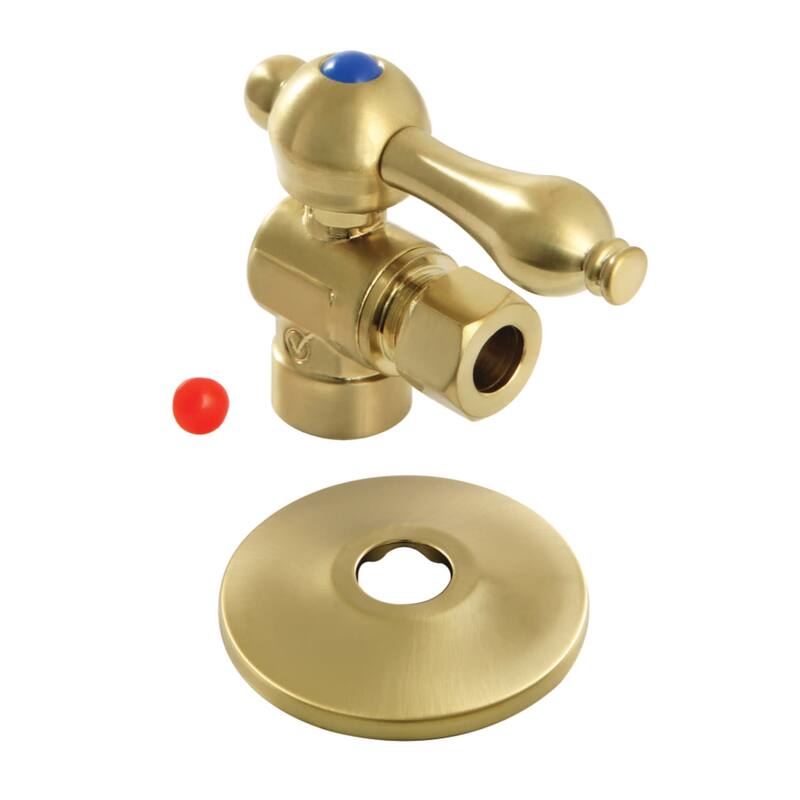 Kingston Brass 1-3/4" High Quarter Turn Angle Stop Valve with Flange
