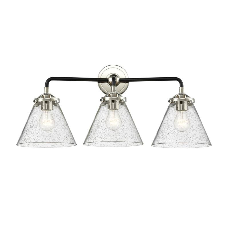 Innovations Lighting Large Cone 3 Light 26" Wide Bathroom Vanity Light