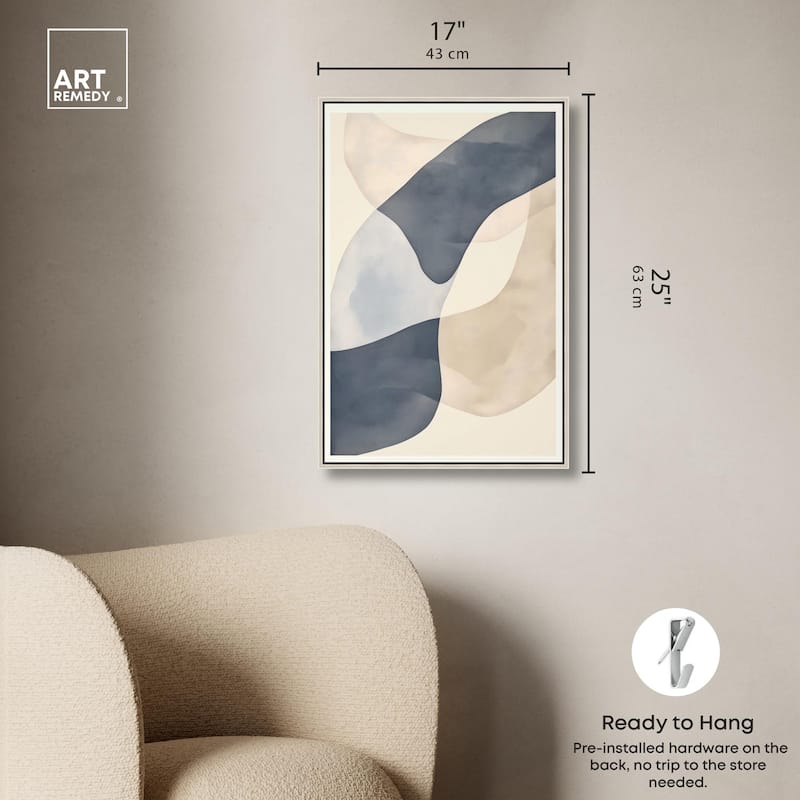 Ovals Canvas by Art Remedy
