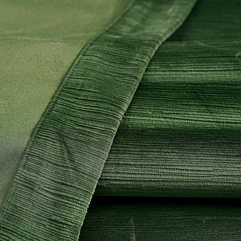 Exclusive Fabrics Ravello Burnout Velvet Curtains (1 Panel) Room Darkening Curtains For Bedroom & Living Room Curtains