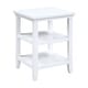preview thumbnail 10 of 24, Convenience Concepts Tribeca End Table with Shelves