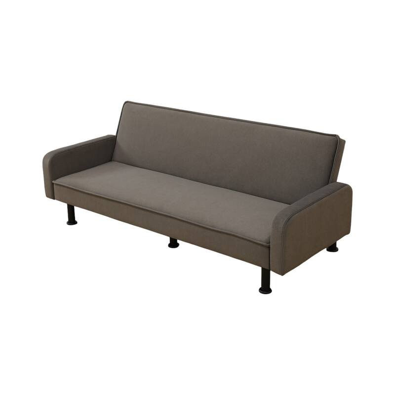 77.5" Wide Flannel Living Room Sofabed