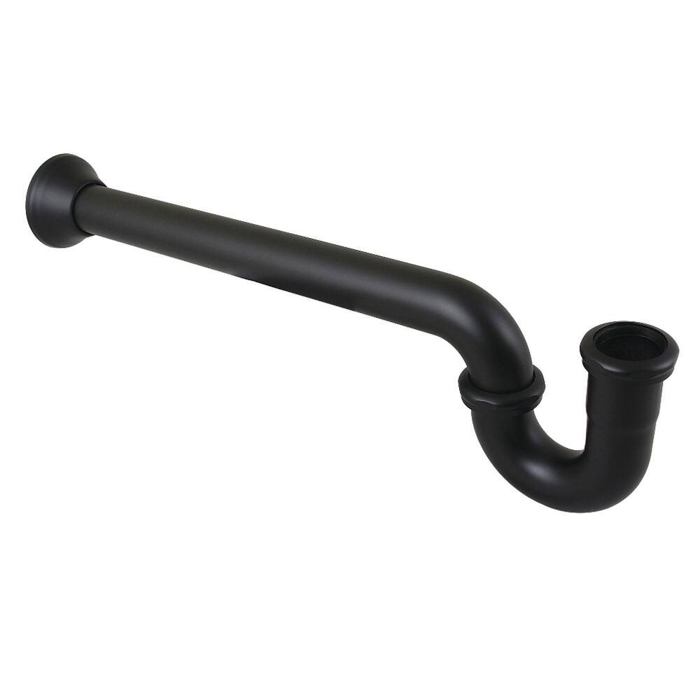 Kingston Brass Vintage 1-1/2 Inch Decor P-Trap with Bell Flange, 24 Inch Length, 18 Gauge