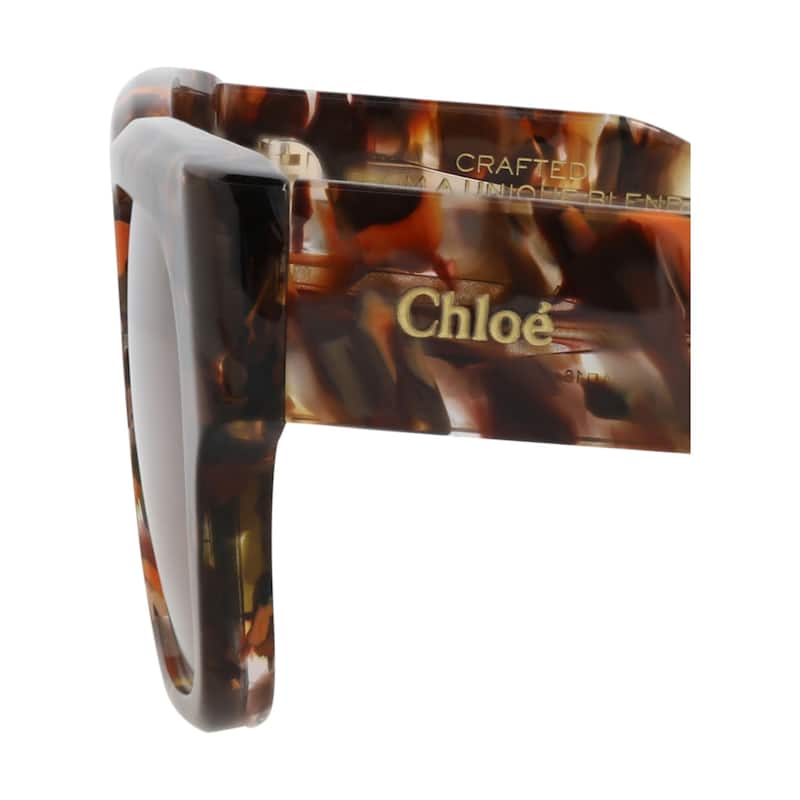 Chloé Square-Frame Recycled Acetate Sunglasses