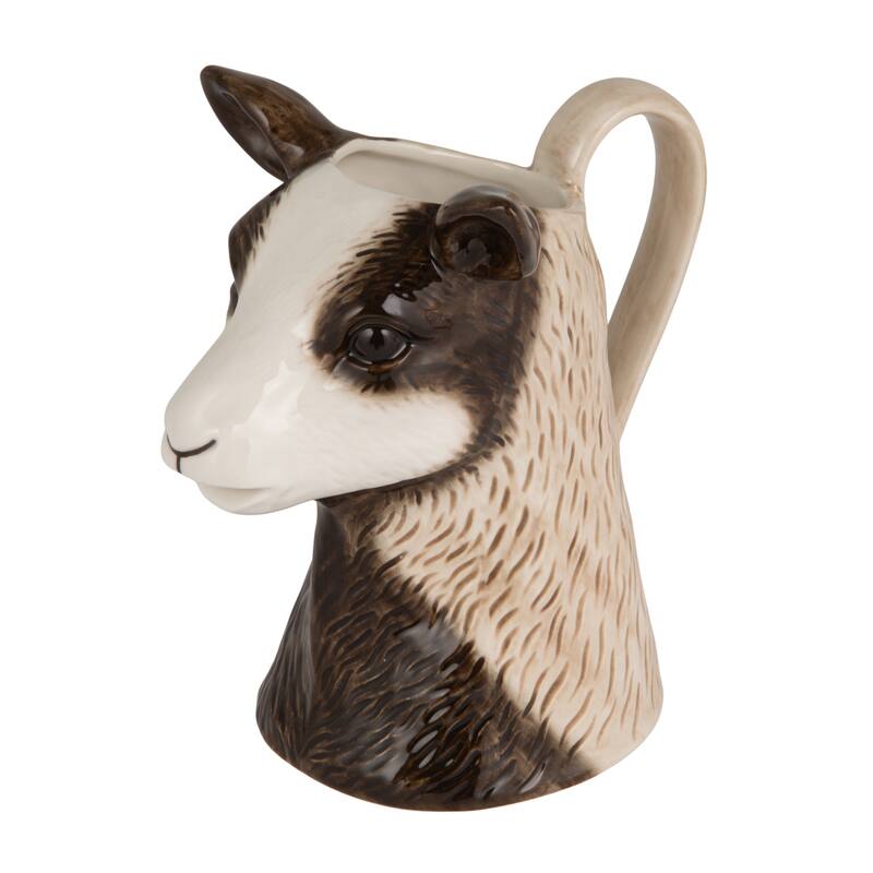 Stoneware Goat Shaped Pitcher - 6.5"L x 4.88"W x 6.88"H