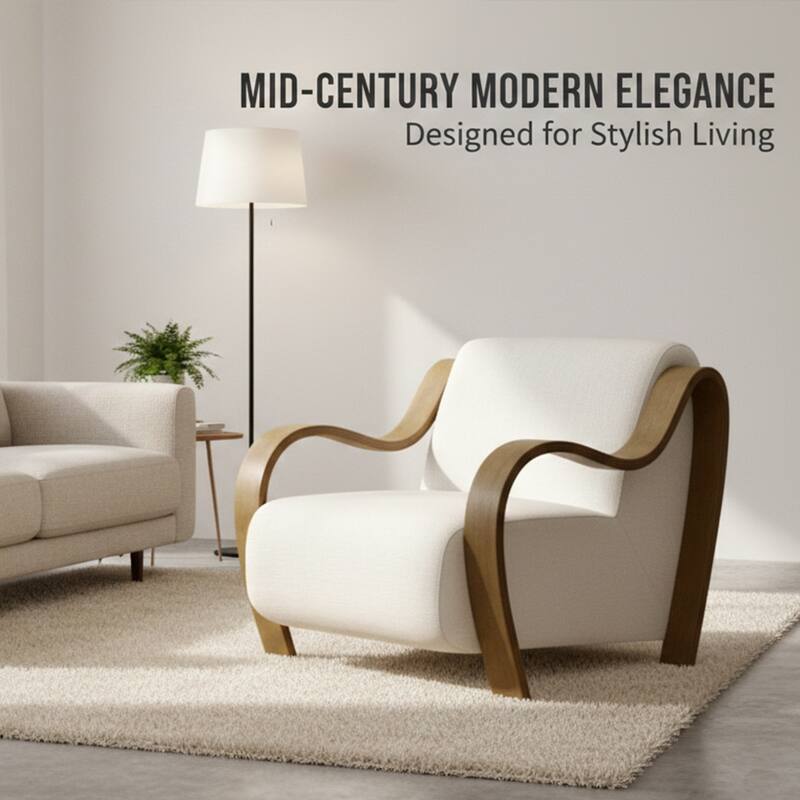 Aria Home Curva Luxe Accent Chair Stylish and comfortable Modern Seating