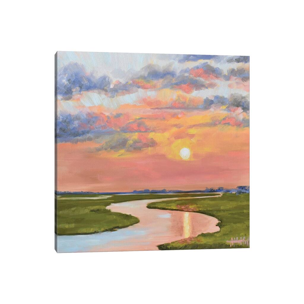 iCanvas "Glassy Waters On The Marsh" by April Moffatt Canvas Print