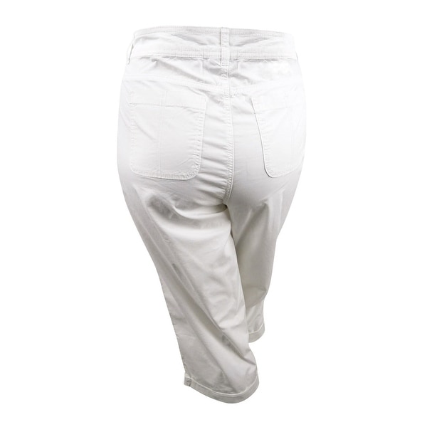 plus size capris with pockets