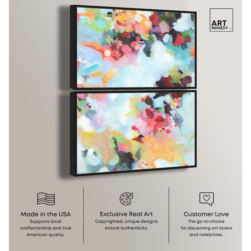 Play of Light Canvas Set of 2 by Art Remedy