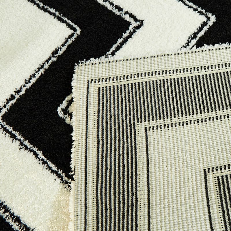Vincent Art Deco Border Area Rug